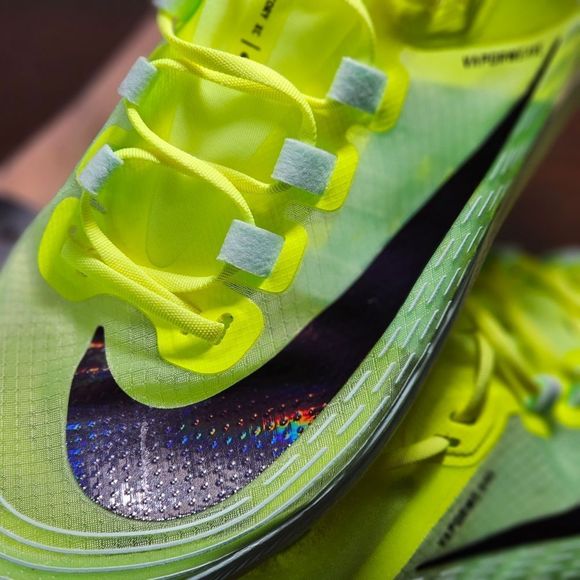 Nike Zoom Victory Waffle 5 Track Running Shoes Volt Black AJ0846-702 women’s 6.5 - Picture 15 of 16